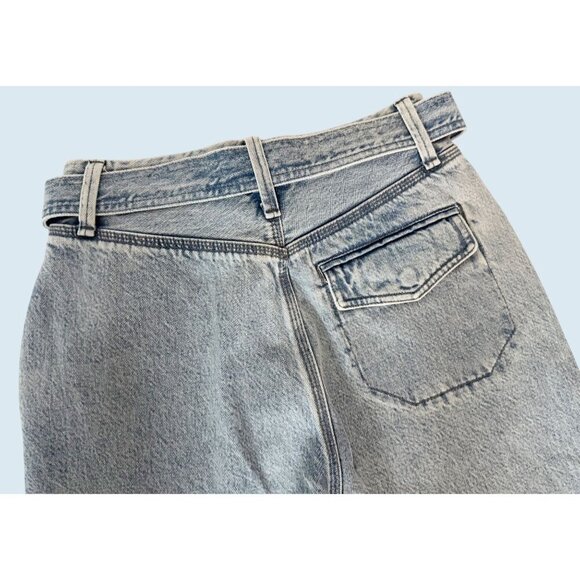 RAG & BONE Mia Yoke Straight Leg Tie Belt Jeans Size 25 - Picture 6 of 8